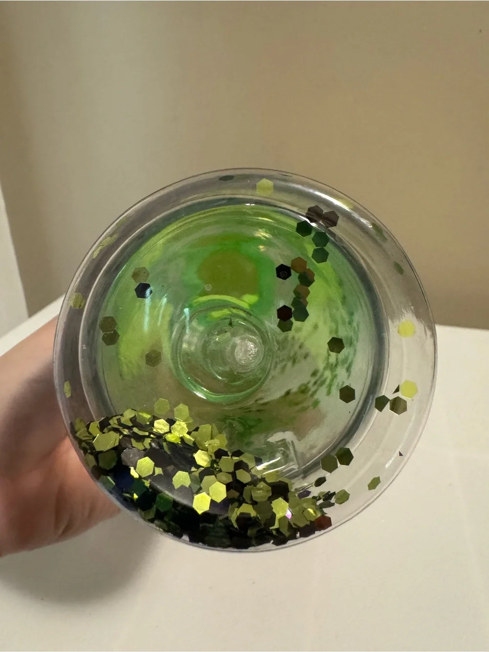 Halloween “Eat Drink and Be Scary” Sequin Plastic Cup